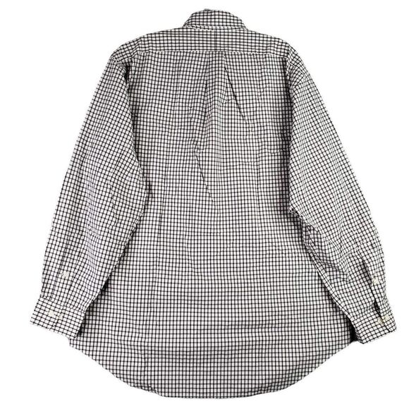 Polo Ralph Lauren Shirt Oxford Black Plaid Button Down LS Mens Size 16.5 XL - Picture 3 of 10